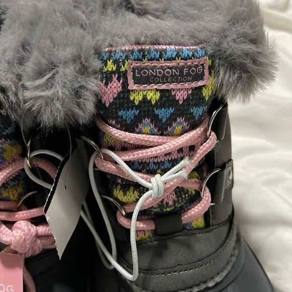NWT- London Fog- Girls 10c. Winter Boot - Picture 3 of 6